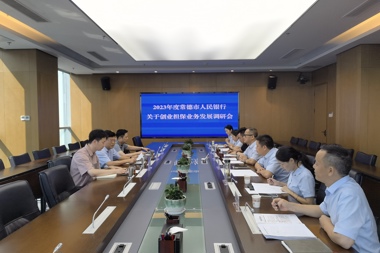 常德市人民銀行來(lái)財鑫集團開(kāi)展創(chuàng  )業(yè)擔保專(zhuān)項調研