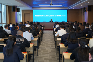 財鑫集團召開(kāi)“以案為鑒”警示教育大會(huì )
